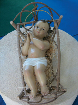 Bambino Gesù di Betlemme, finitura antica