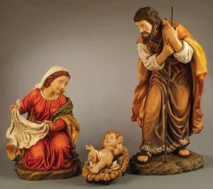 Set natività in resina 11 pezzi, personaggi singoli