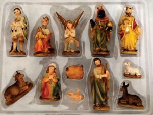Set presepe resina cm. 9 da 11 pz.