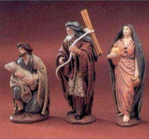 Pastori in terracotta vestita