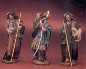Pastore in terracotta vestita